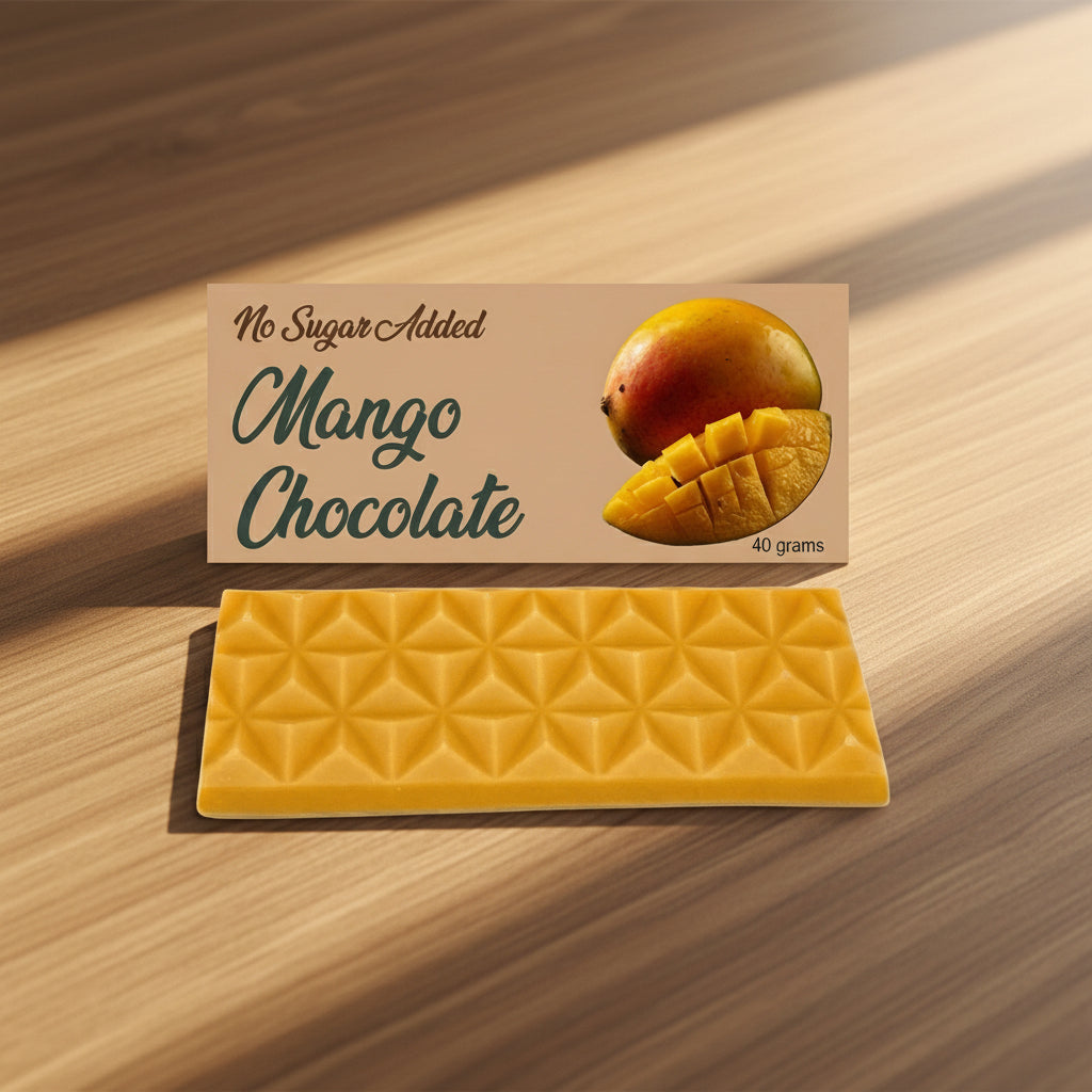 No Sugar Added Mango Chocolate Bar